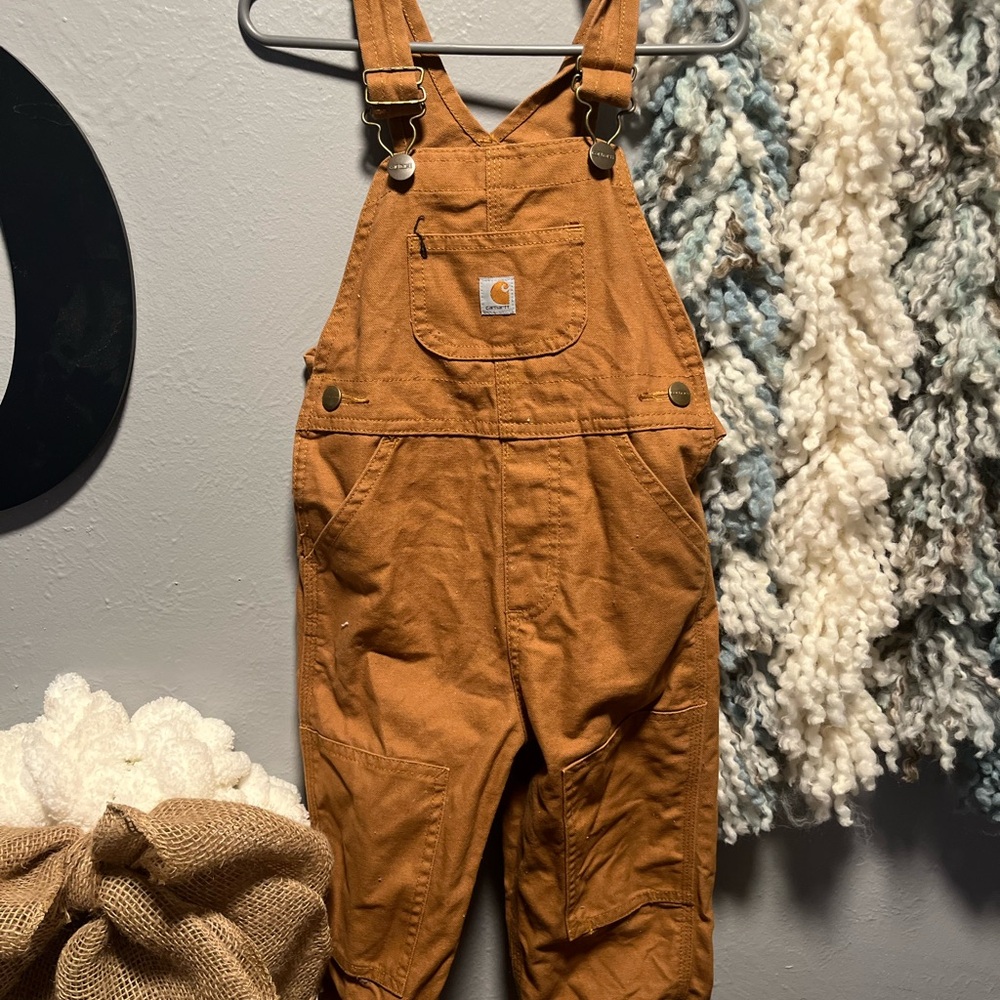 Carhartt Brown Kids Overalls